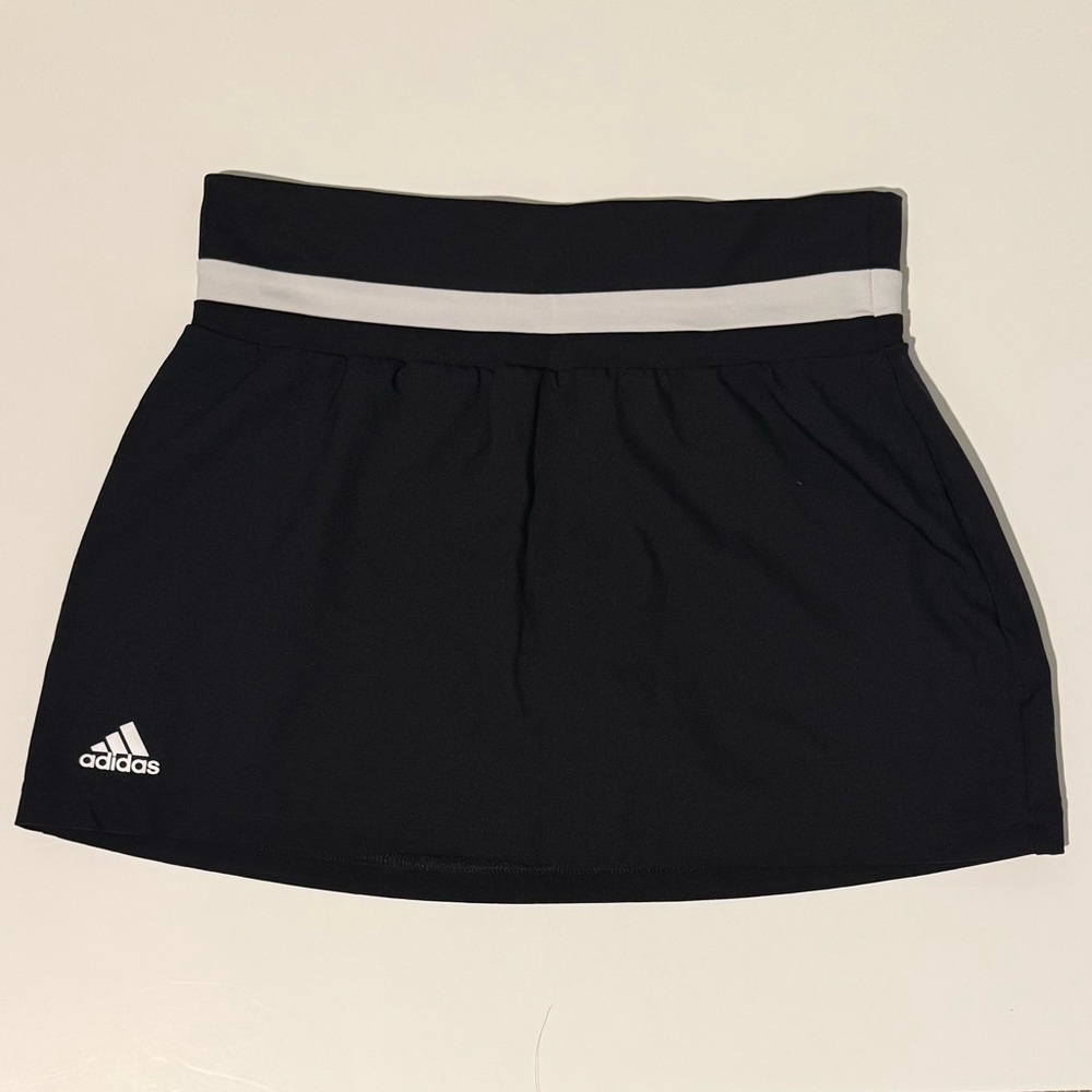 Adidas Kids Black Climalite Tennis Skort